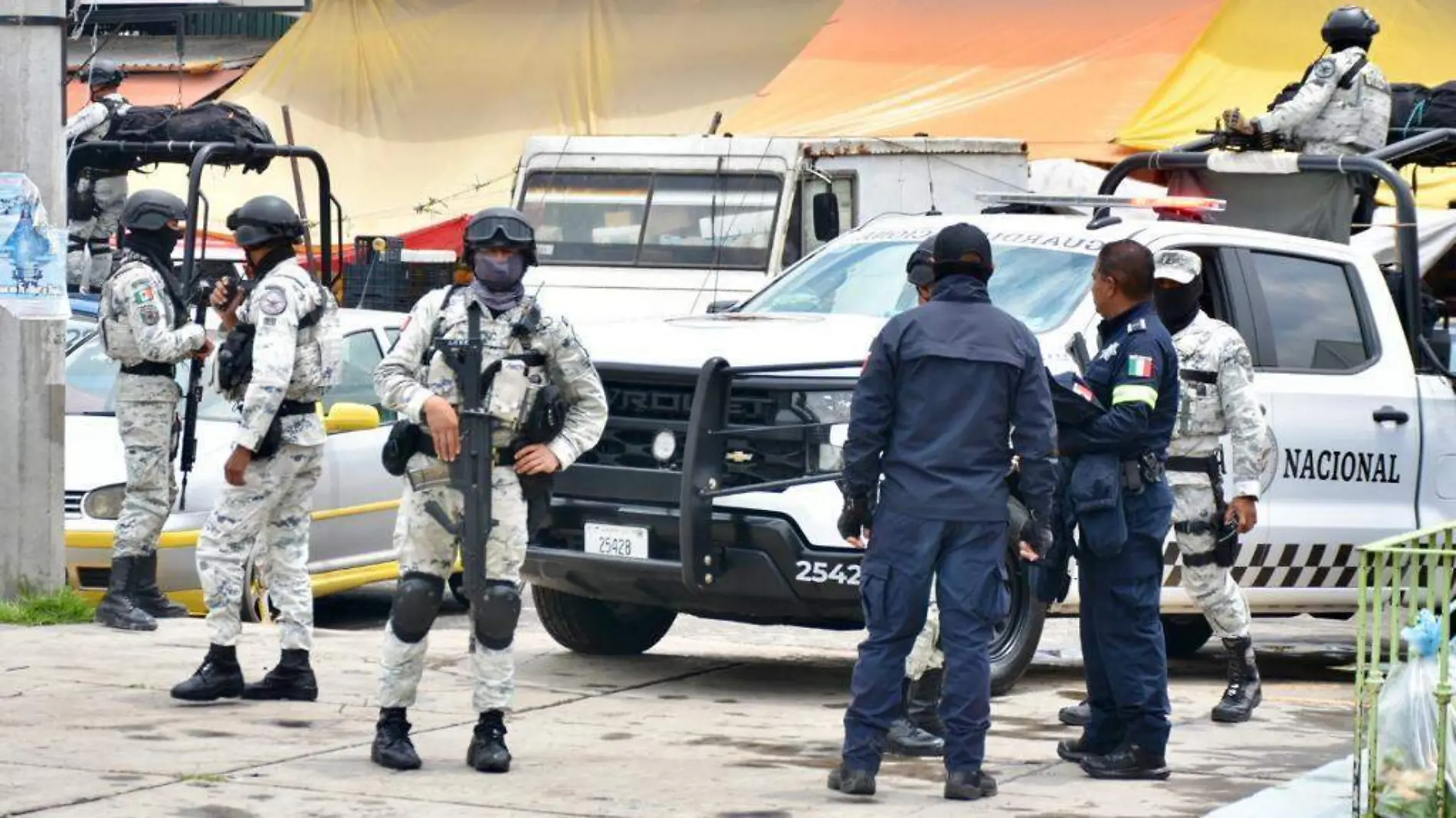 guardia nacional central de abasto